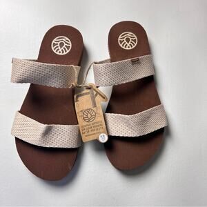Freewaters Women’s Double Strap Supreem La Jolla Oatmeal Sandal Sz 9
